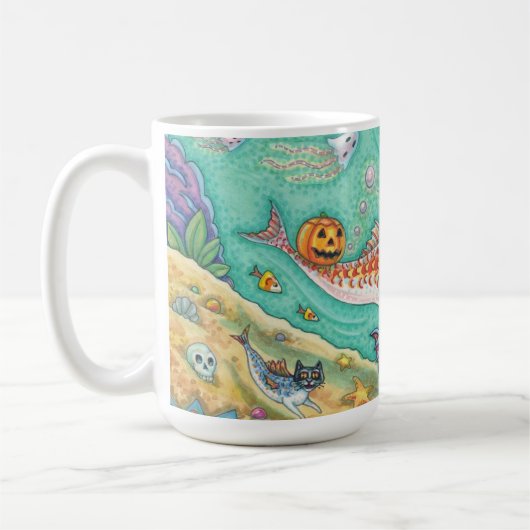 MERMAID WITCH, HALLOWEEN MERHORSE PONY CLASSIC-TAS KAFFEETASSE (Links)