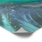 Mermaid with her pearl poster (Ecke)