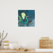 Mermaid with her pearl poster (Küche)