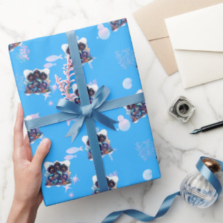 Mermaid Wrapping Paper Roll Geschenkpapier
