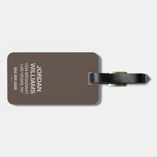 Mermaid X-ing Gepäckanhänger (Rückseite horizontal)