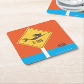 Mermaid X-ing Rechteckiger Pappuntersetzer (angewinkelt)