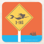 Mermaid X-ing Rechteckiger Pappuntersetzer (Vorderseite)