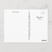 Mermaid Yoga Postcard Postkarte (Rückseite)