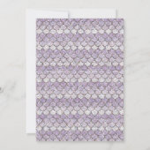 Mermaid zum Geburtstag Einladung (Rückseite)