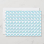 Mermaid zum Geburtstag Einladung unter dem Party (Rückseite)