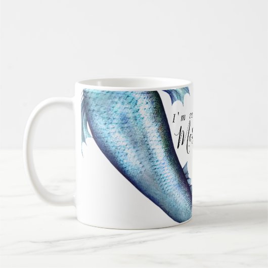 #MermaidLife Im Wirklich eine Meerjungfrau | Blue  Kaffeetasse (Links)