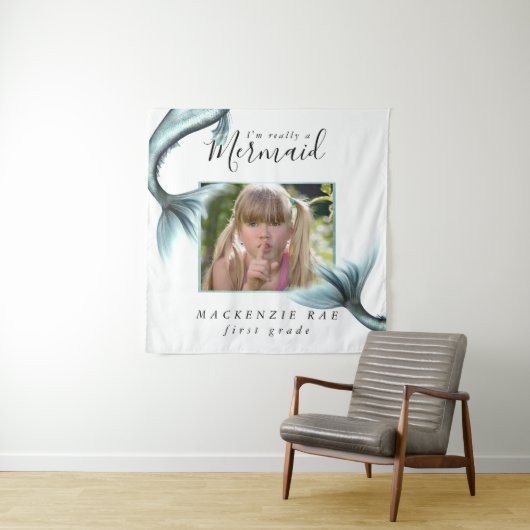 #MermaidLife Im Wirklich eine Meerjungfrau | FOTO Wandteppich (Beispiel)