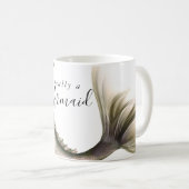 #MermaidLife Im Wirklich eine Meerjungfrau | Rose  Kaffeetasse (VorderseiteRechts)