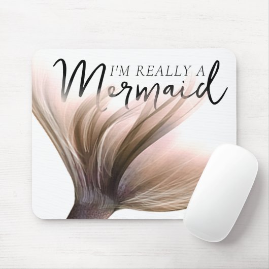 #MermaidLife Im Wirklich eine Meerjungfrau | Rose  Mousepad (Mit Mouse)