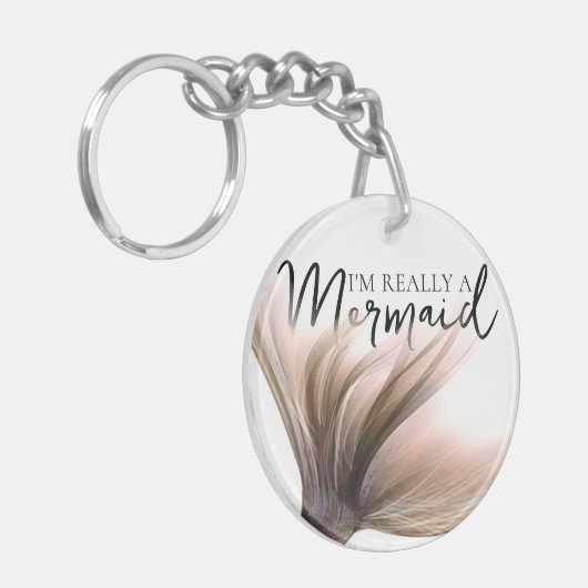 #MermaidLife Im Wirklich eine Meerjungfrau | Rose Schlüsselanhänger (Vorderseite links)