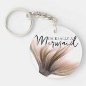 #MermaidLife Im Wirklich eine Meerjungfrau | Rose Schlüsselanhänger (Vorderseite)