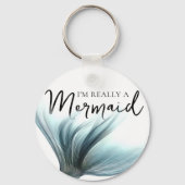 #MermaidLife Im Wirklich eine Meerjungfrau | Wasse Schlüsselanhänger (Vorderseite)