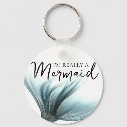 #MermaidLife Im Wirklich eine Meerjungfrau | Wasse Schlüsselanhänger (Vorderseite)