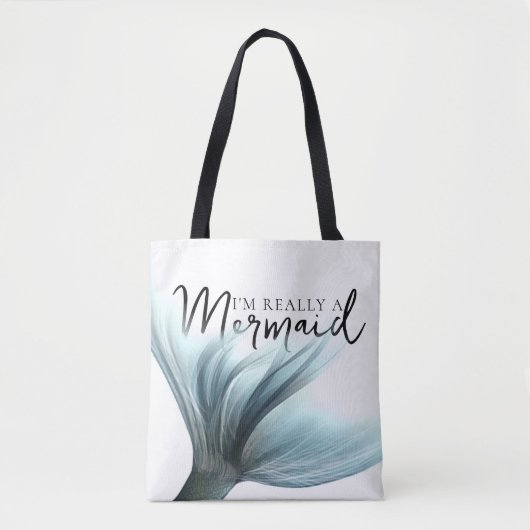 #MermaidLife Im Wirklich eine Meerjungfrau | Wasse Tasche (Vorderseite)