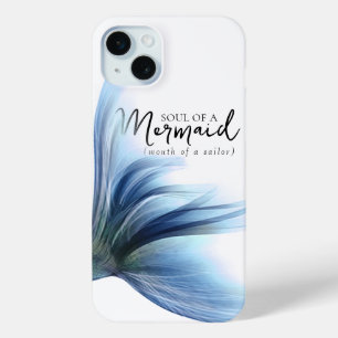 #MermaidLife Sailor Mouth Mermaid Soul   Blauer Sc Case-Mate iPhone Hülle