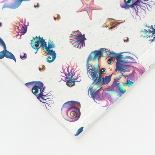 Mermaid's Adventure! Fleecedecke (Ecke)
