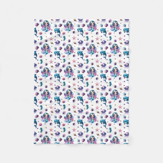 Mermaid's Adventure! Fleecedecke (Vorderseite)