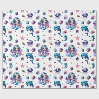 Mermaid's Adventure! Geschenkpapier