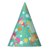 Mermaids Aquamarin Partyhütchen (Links)
