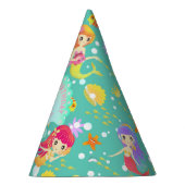 Mermaids Aquamarin Partyhütchen (Rechts)