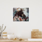 Mermaids at Play, 1886 Poster (Küche)