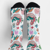Mermaids aus niedlichem Cartoon Socken (Oben)