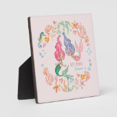 Mermaids Best Friends Forever BESTE FREUNDIN Perso Fotoplatte (Vorderseite)