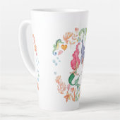 Mermaids Best Friends Forever BESTE FREUNDIN Perso Milchtasse (Linke Ecke)