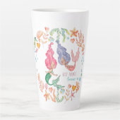 Mermaids Best Friends Forever BESTE FREUNDIN Perso Milchtasse (Vorderseite)