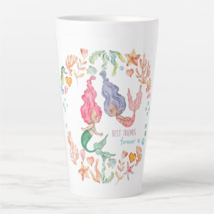 Mermaids Best Friends Forever BESTE FREUNDIN Perso Milchtasse