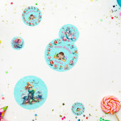 Mermaids Birthday Table Confetti für Kinder Party Konfetti