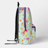 Mermaids Blue Bedruckter Rucksack (Links)