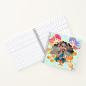 Mermaids Blue Foto Notizblock (Innenseite)