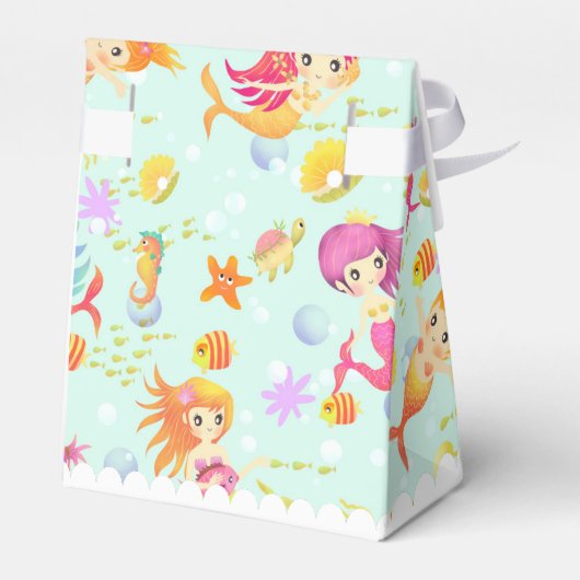 Mermaids Blue Geschenkschachtel (Rückseite)