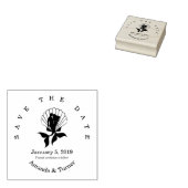 Mermaids Couple on zu Seashell Design Save the Gummistempel (Stempel)