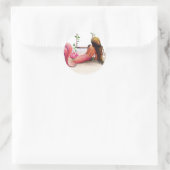 Mermaid's Cove Runder Aufkleber (Tasche)