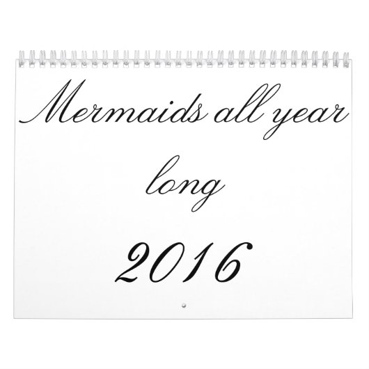 Mermaids das ganze Jahr lang Kalender (Titelbild)