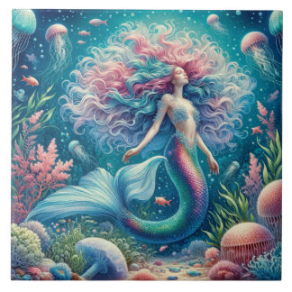 Mermaid's Dream - Aquatic Euphoria Keramik Tile Fliese