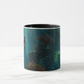 Mermaid's Dream Fantasy Art Underwater Scene Tasse (Zentrum)