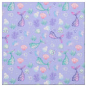 Mermaids Dream on Light Lila Stoff (Muster)