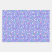 Mermaids Dream on Medium Lila Geschenkpapier Set (Vorderseite 2)