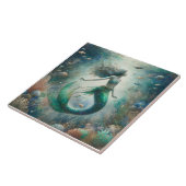 Mermaid's Ethereal Ocean Dance - Dekorative Tile Fliese (Seite)