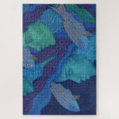 Mermaids & Fisch, surreale Fantasiekunst, Unterwas Puzzle (Vertikal)