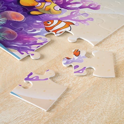 MERMAID'S, FISH, WAVES & SCHÖNE FARBEN PUZZLE (Seite)