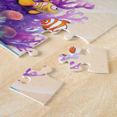 MERMAID'S, FISH, WAVES & SCHÖNE FARBEN PUZZLE (Seite)