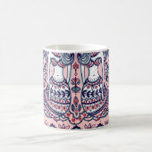 Mermaids Folk Elements Vintag nahtlos Kaffeetasse (Mittel)