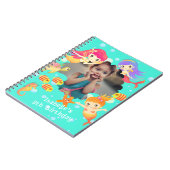 Mermaids Foto Aqua Notizblock (Linke Seite)