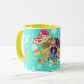Mermaids Foto Aqua Tasse (Vorderseite Links)