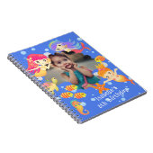 Mermaids Foto Blue Notizblock (Rechte Seite)